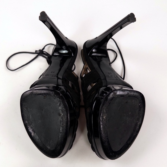 Bruno Magli Empress Suede Platform Strap Sandals - Picture 7 of 10